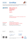 BMAG Zertifikat EN 9120:2018 DE